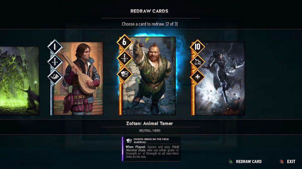 Gwent the witcher card game обзор