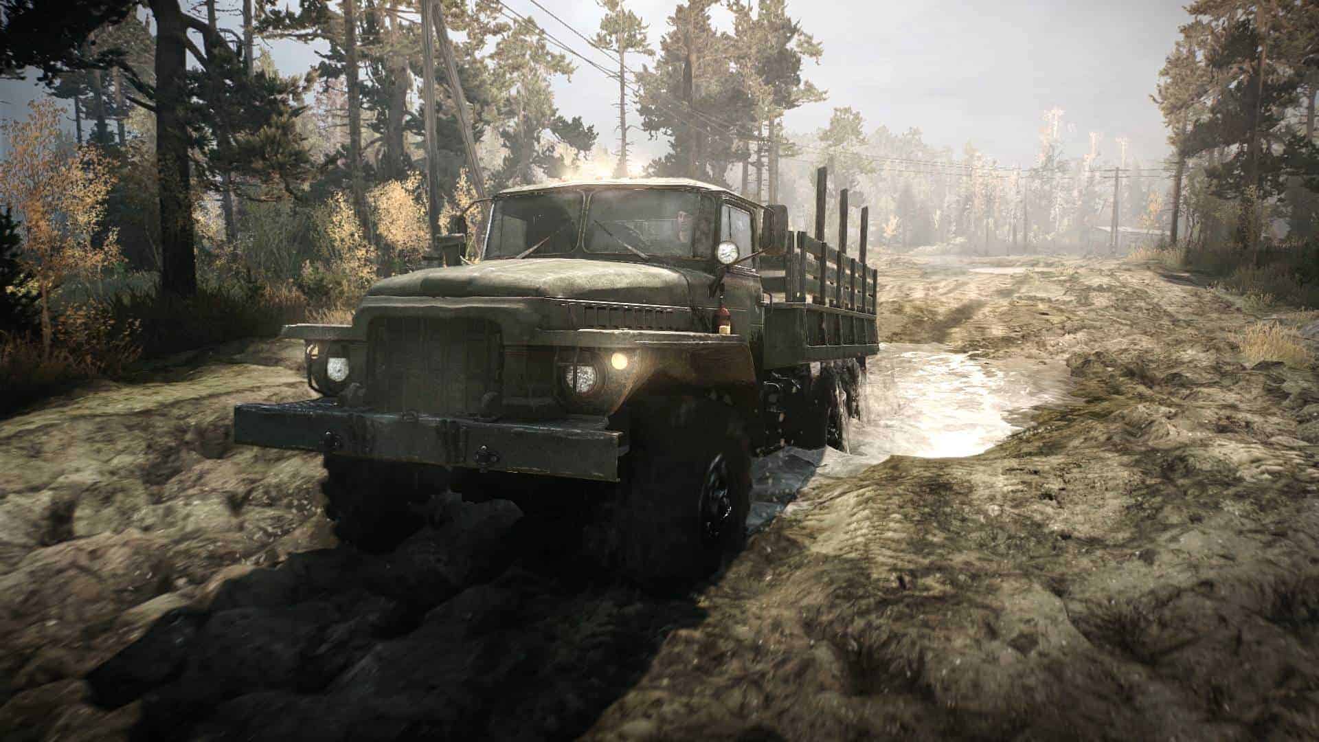 can you play splitscreen on spintires mudrunner